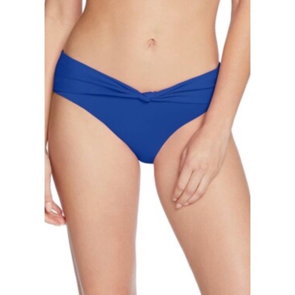 Robin Piccone Ava Twist Hipster Bikini Bottom Royal Blue 201865 Womens Size L